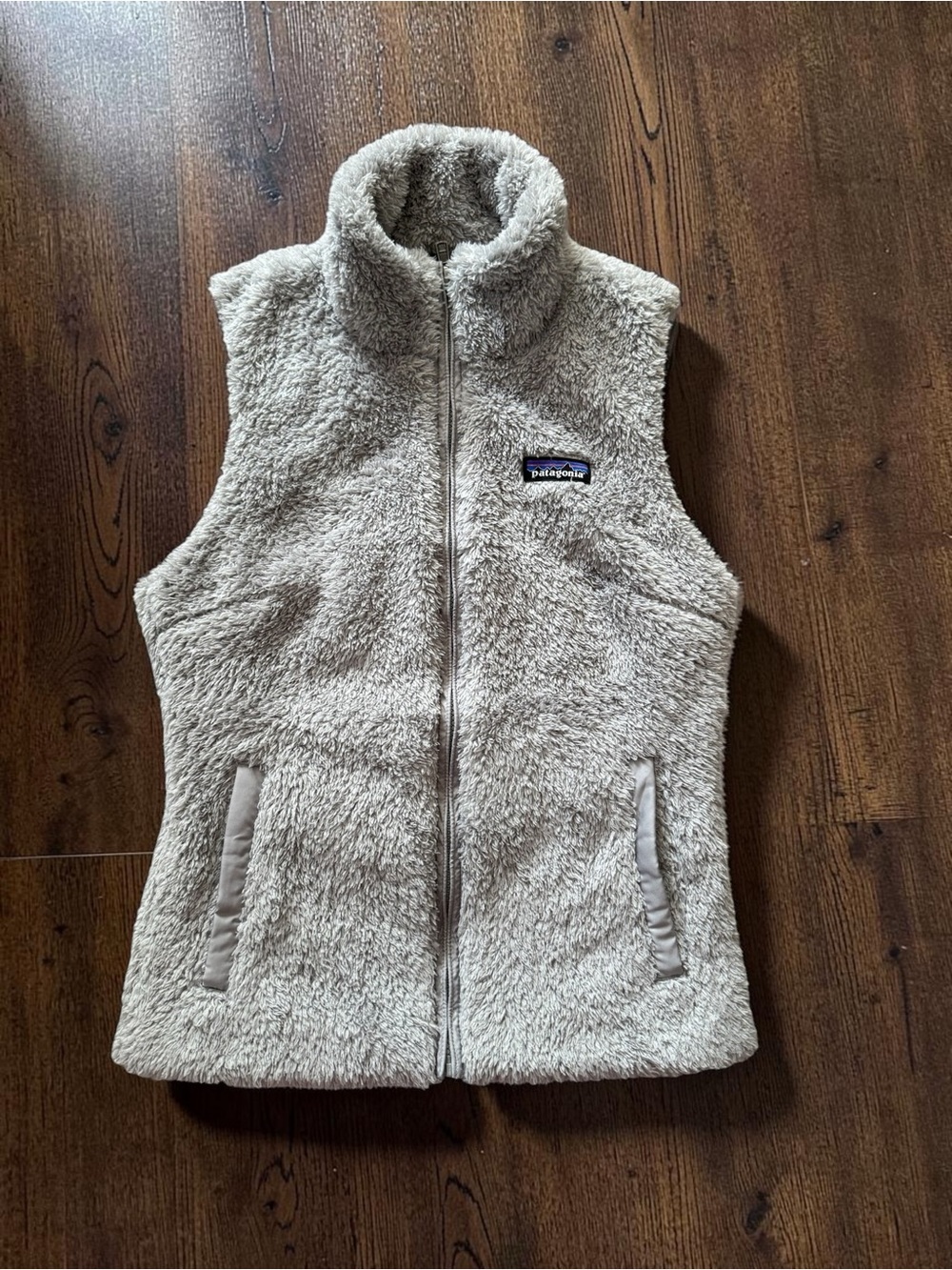 Patagonia Los Gatos Fleece Vest Women’s XS Gray Full Zip Sherpa